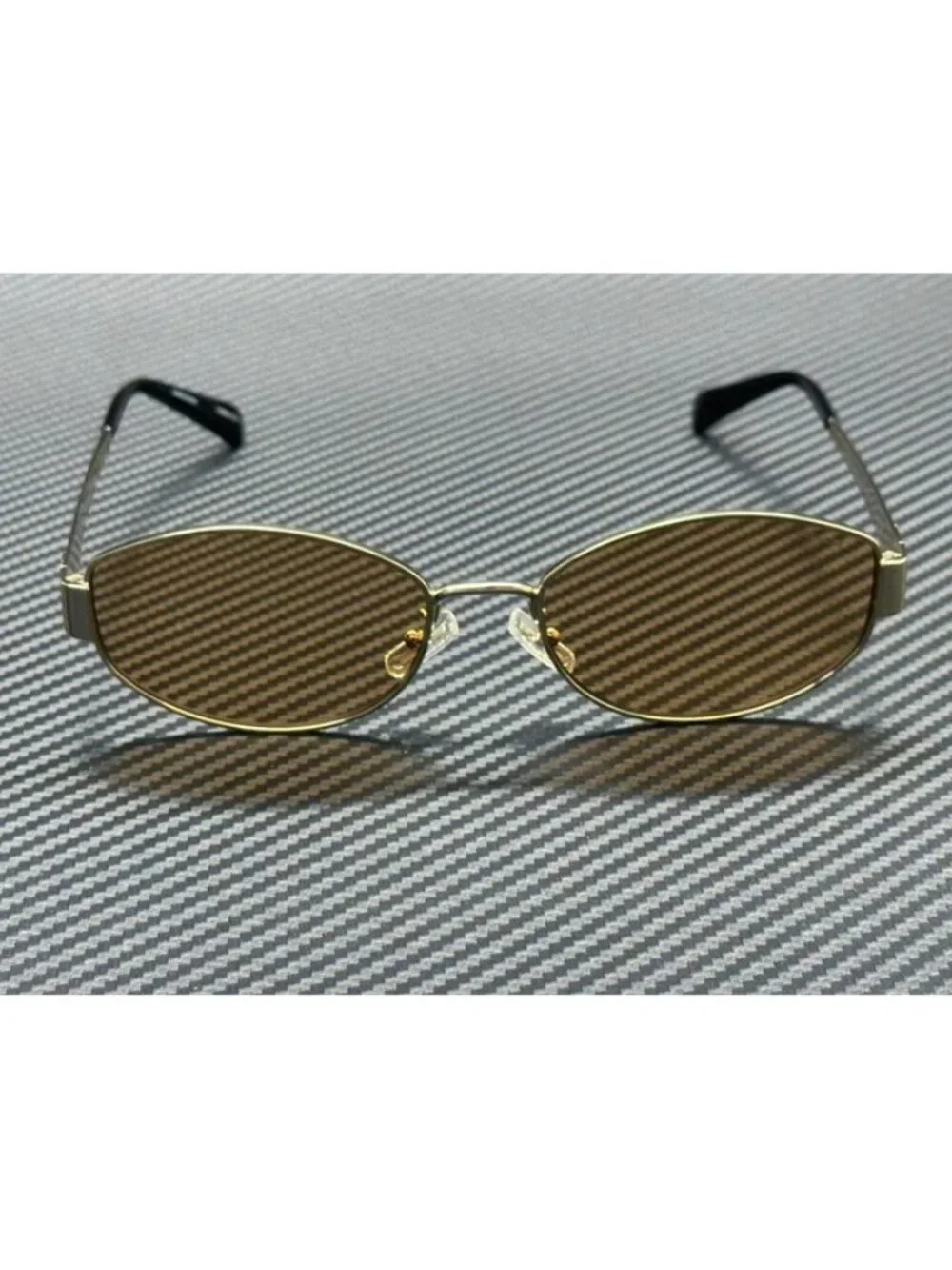 New Coach Men Shiny Gold Sunglasses -18-145
